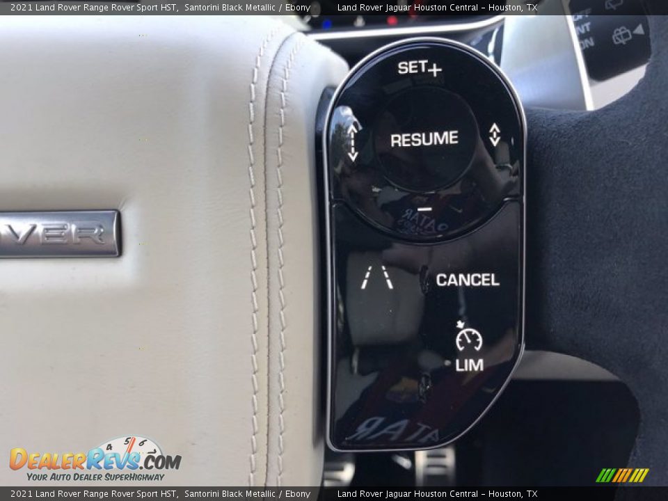 2021 Land Rover Range Rover Sport HST Santorini Black Metallic / Ebony Photo #17