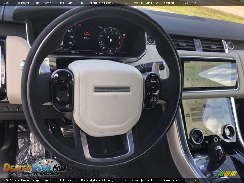 2021 Land Rover Range Rover Sport HST Santorini Black Metallic / Ebony Photo #18