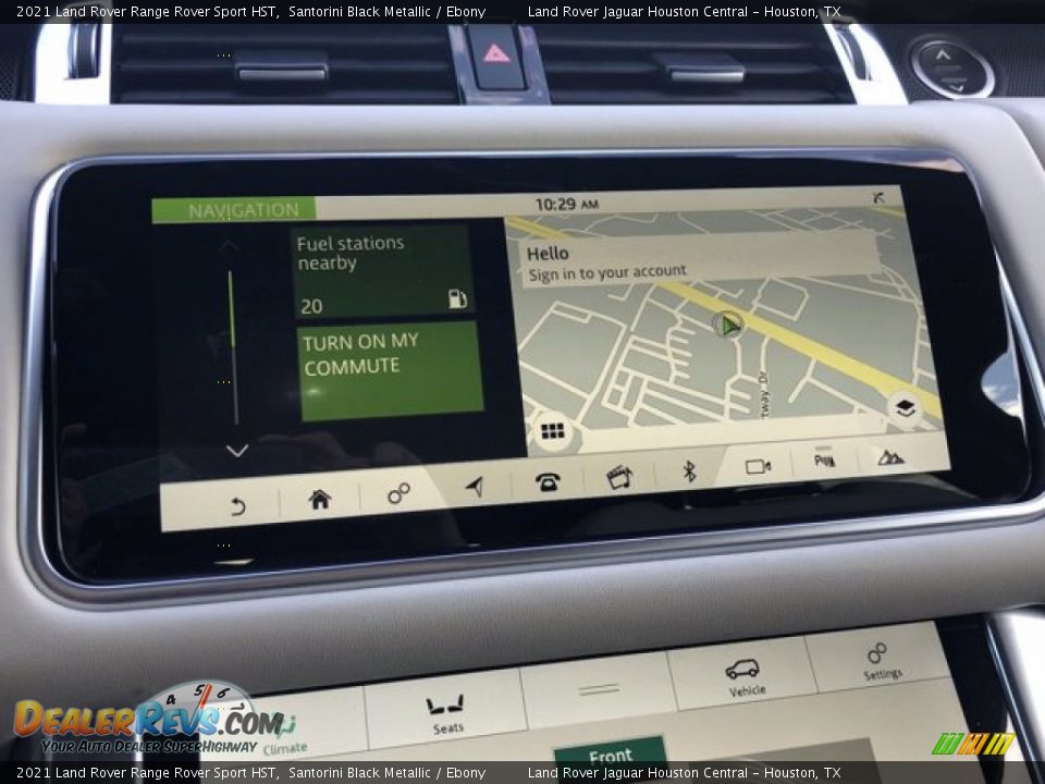 2021 Land Rover Range Rover Sport HST Santorini Black Metallic / Ebony Photo #21
