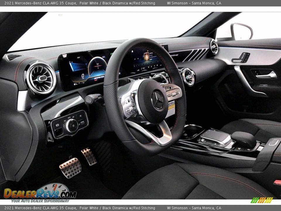 Front Seat of 2021 Mercedes-Benz CLA AMG 35 Coupe Photo #4