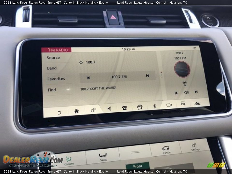 2021 Land Rover Range Rover Sport HST Santorini Black Metallic / Ebony Photo #22