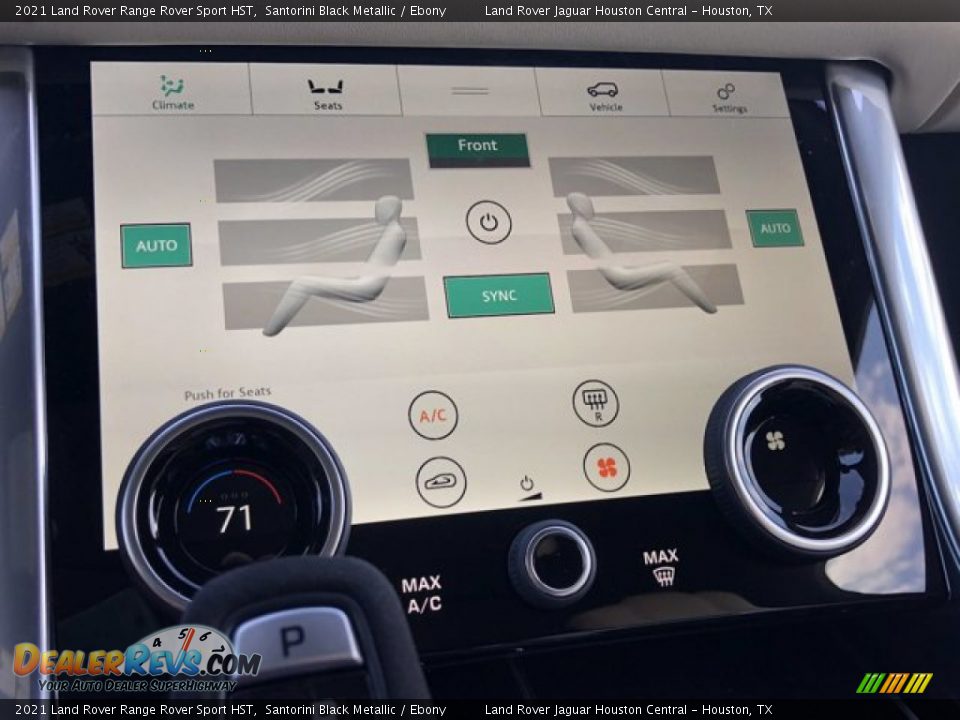 2021 Land Rover Range Rover Sport HST Santorini Black Metallic / Ebony Photo #23