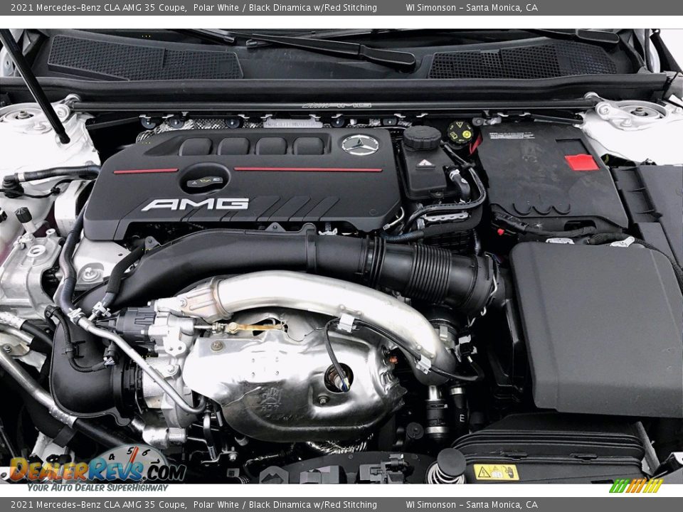 2021 Mercedes-Benz CLA AMG 35 Coupe 2.0 Liter Twin-Turbocharged DOHC 16-Valve VVT 4 Cylinder Engine Photo #8