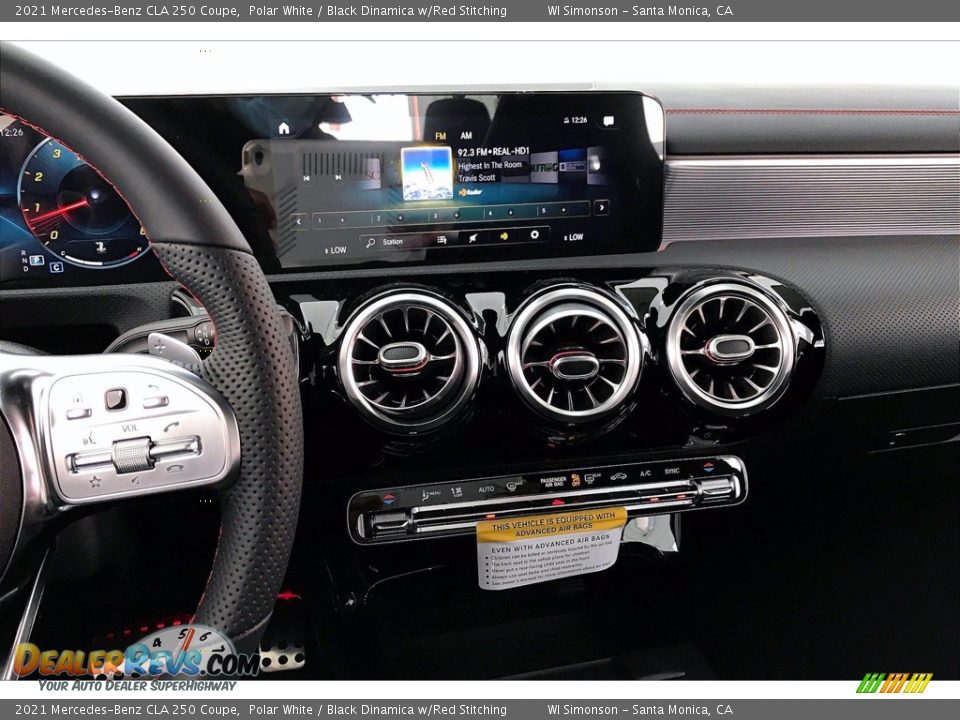 Controls of 2021 Mercedes-Benz CLA 250 Coupe Photo #6