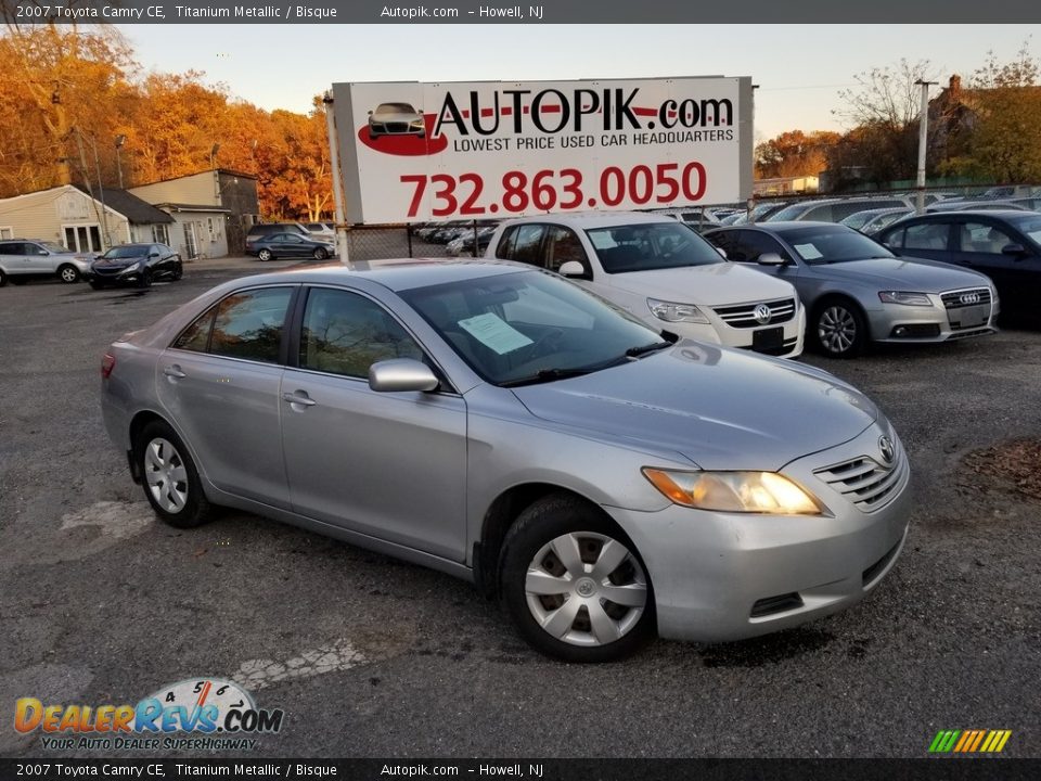 2007 Toyota Camry CE Titanium Metallic / Bisque Photo #1