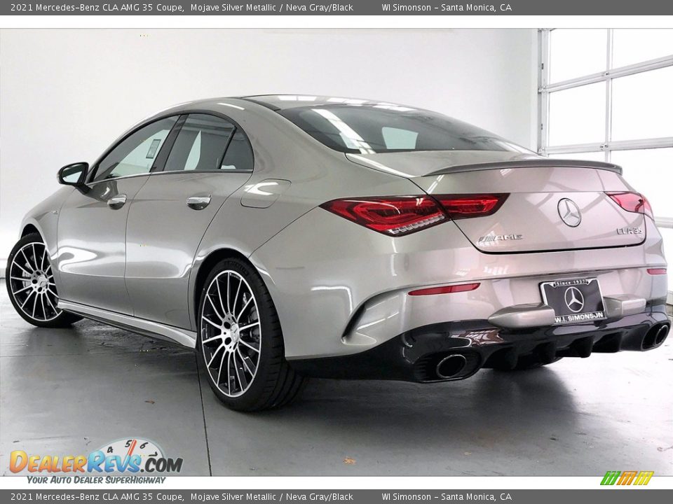 2021 Mercedes-Benz CLA AMG 35 Coupe Mojave Silver Metallic / Neva Gray/Black Photo #2