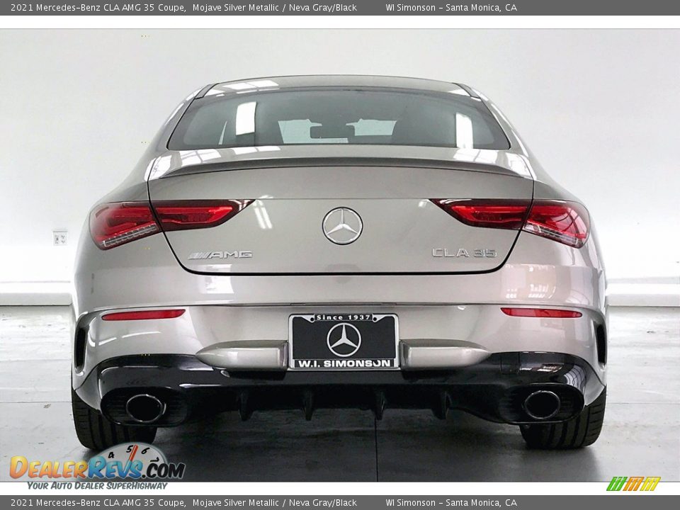 2021 Mercedes-Benz CLA AMG 35 Coupe Mojave Silver Metallic / Neva Gray/Black Photo #3