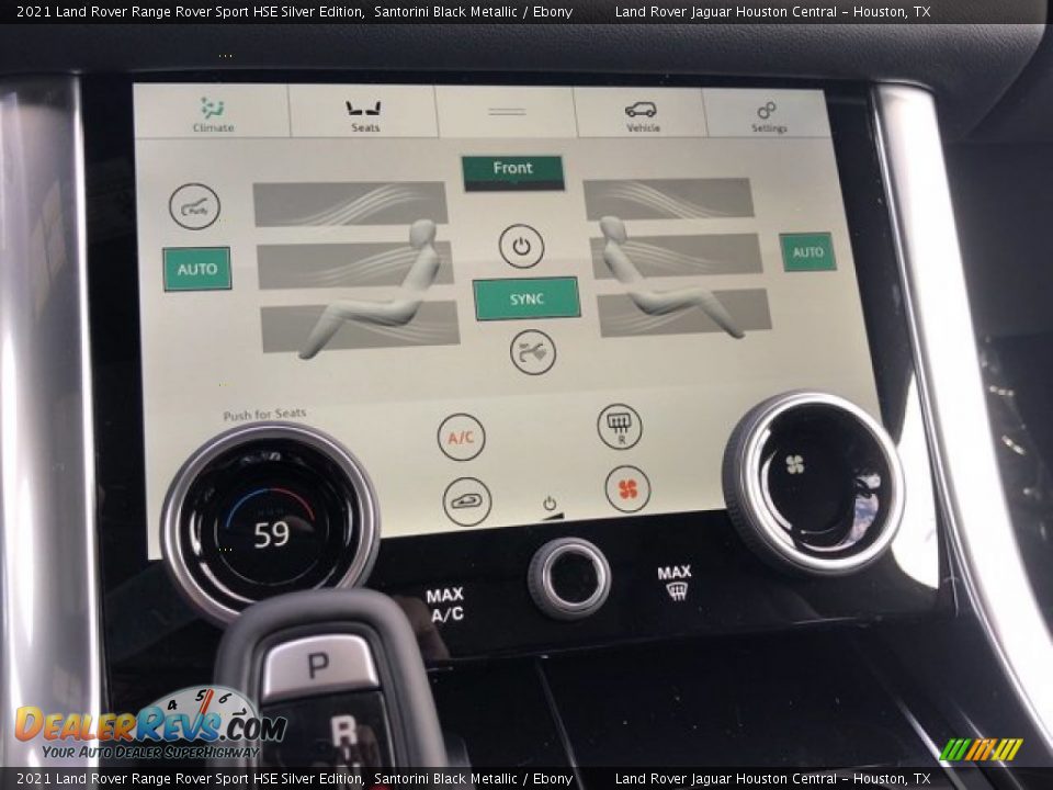 2021 Land Rover Range Rover Sport HSE Silver Edition Santorini Black Metallic / Ebony Photo #25