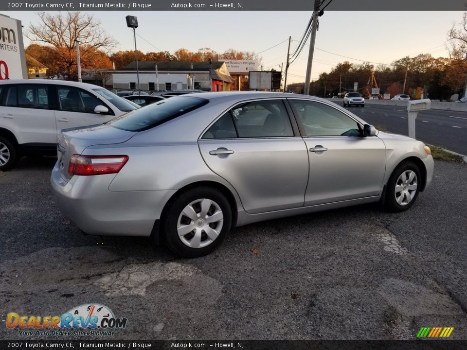 2007 Toyota Camry CE Titanium Metallic / Bisque Photo #3