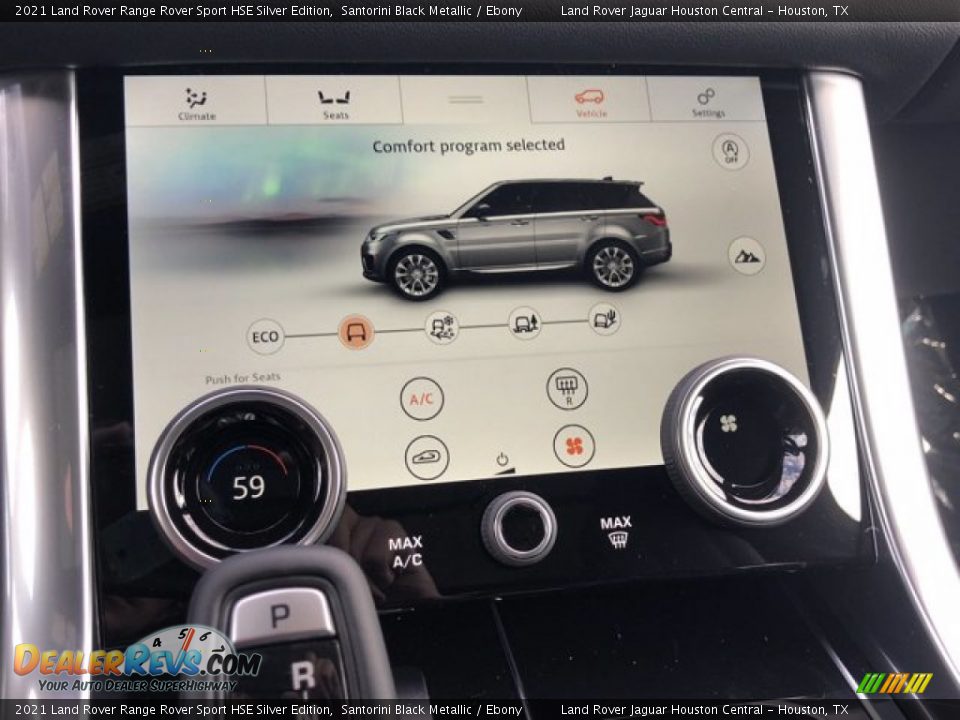 2021 Land Rover Range Rover Sport HSE Silver Edition Santorini Black Metallic / Ebony Photo #26