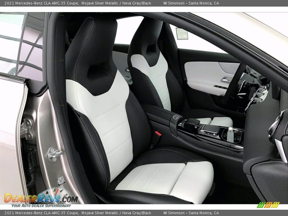 Neva Gray/Black Interior - 2021 Mercedes-Benz CLA AMG 35 Coupe Photo #5