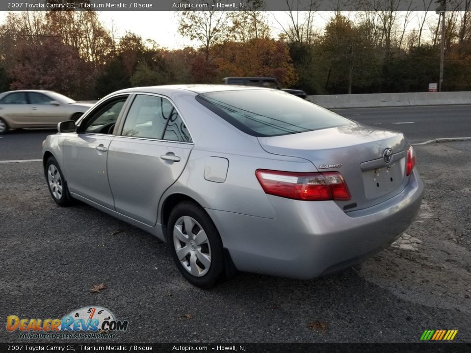 2007 Toyota Camry CE Titanium Metallic / Bisque Photo #5