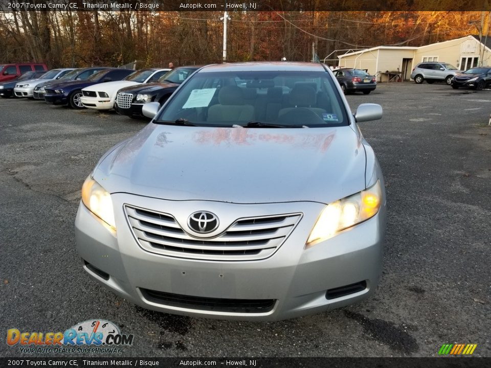 2007 Toyota Camry CE Titanium Metallic / Bisque Photo #7