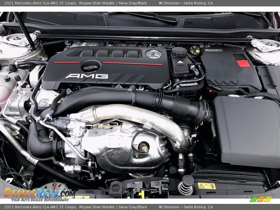 2021 Mercedes-Benz CLA AMG 35 Coupe 2.0 Liter Twin-Turbocharged DOHC 16-Valve VVT 4 Cylinder Engine Photo #8