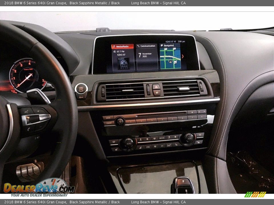 2018 BMW 6 Series 640i Gran Coupe Black Sapphire Metallic / Black Photo #5
