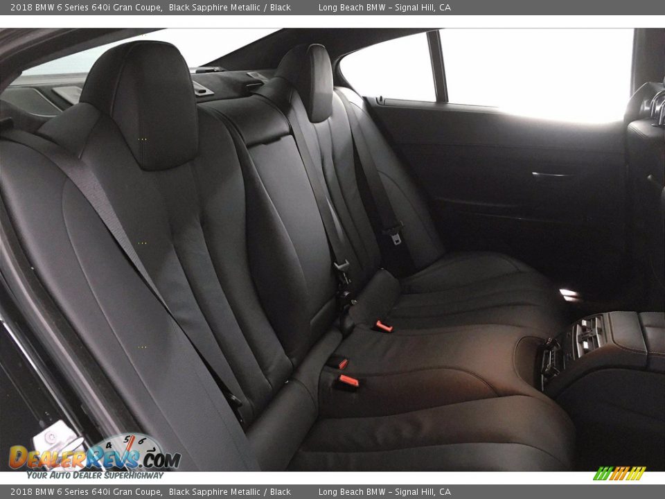 2018 BMW 6 Series 640i Gran Coupe Black Sapphire Metallic / Black Photo #29