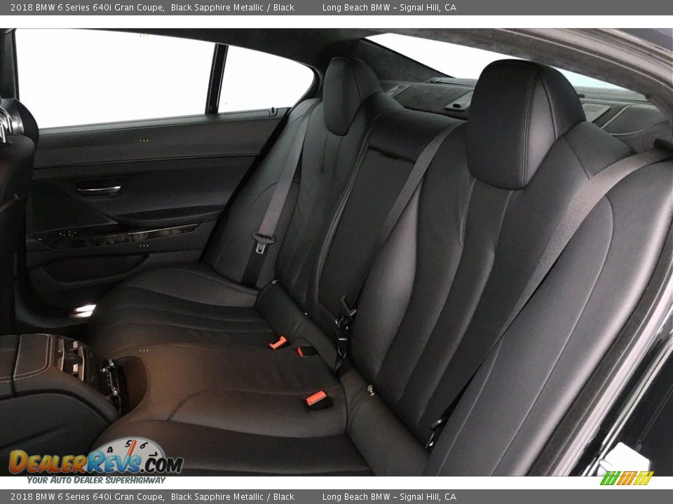 2018 BMW 6 Series 640i Gran Coupe Black Sapphire Metallic / Black Photo #30