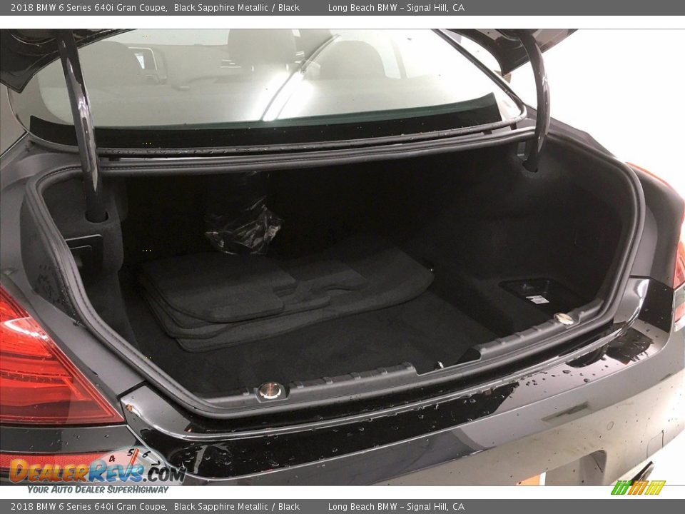 2018 BMW 6 Series 640i Gran Coupe Black Sapphire Metallic / Black Photo #32