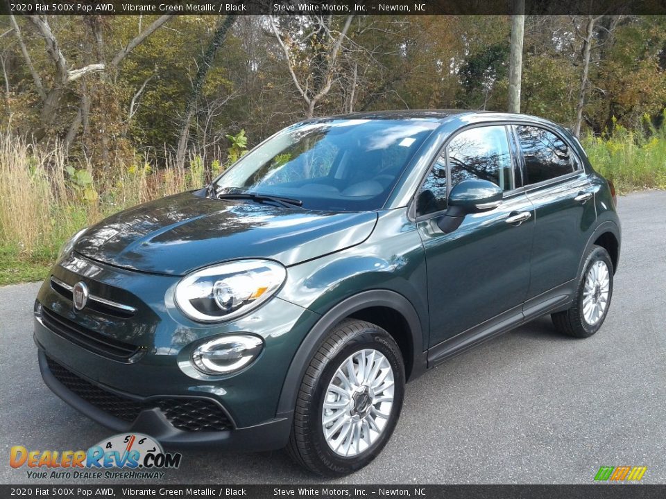 2020 Fiat 500X Pop AWD Vibrante Green Metallic / Black Photo #2