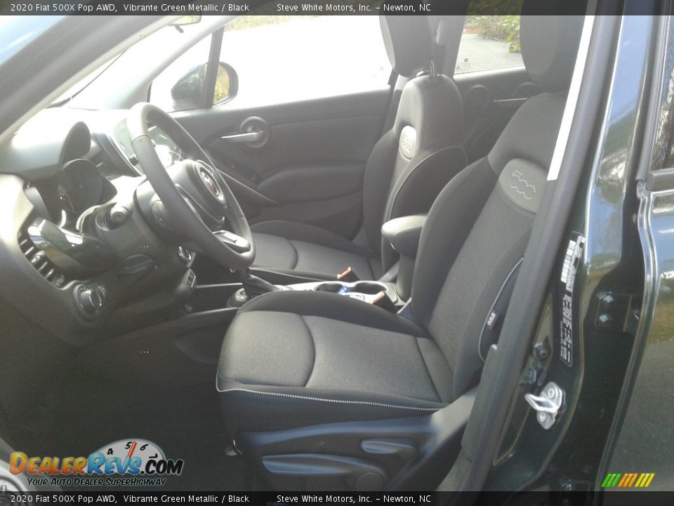 Front Seat of 2020 Fiat 500X Pop AWD Photo #10