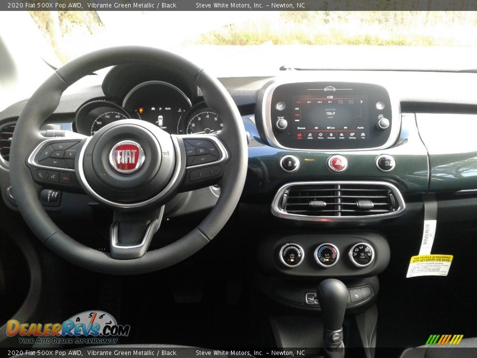 Dashboard of 2020 Fiat 500X Pop AWD Photo #17