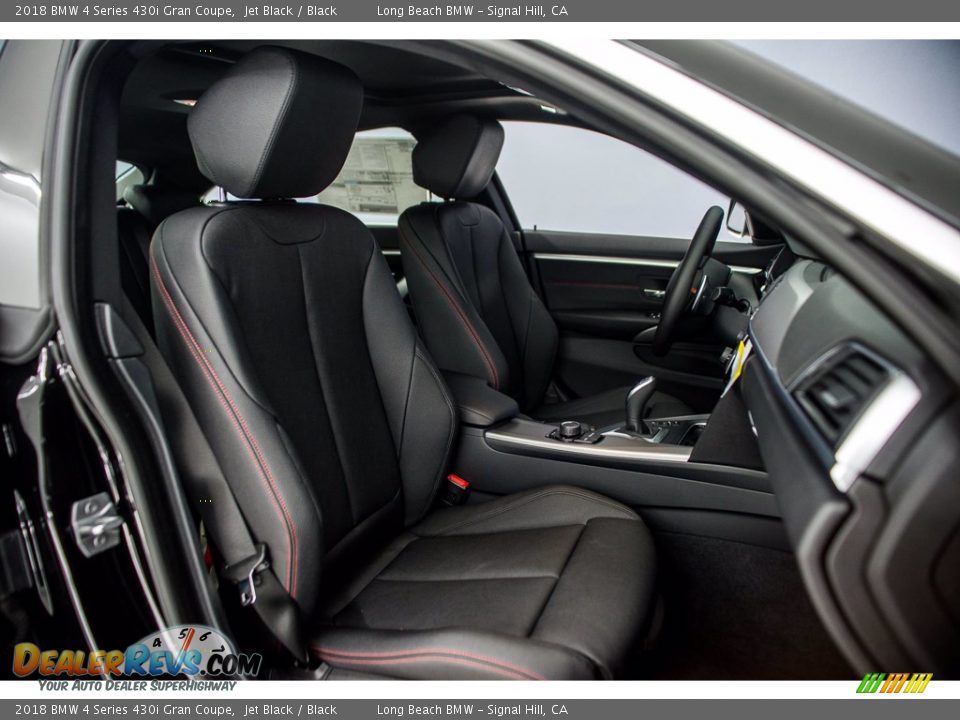 2018 BMW 4 Series 430i Gran Coupe Jet Black / Black Photo #2