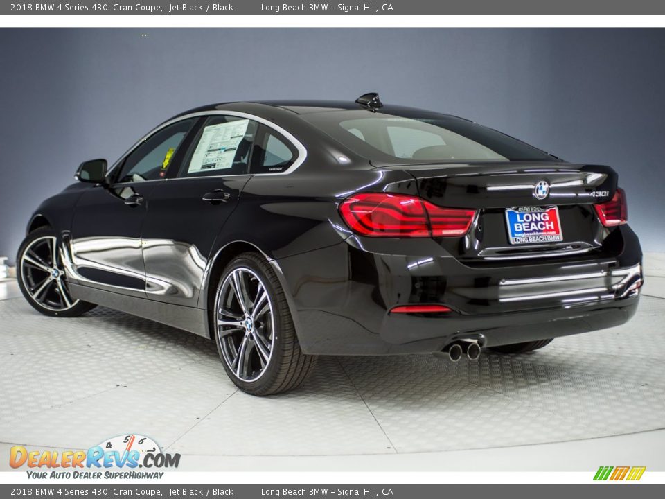 2018 BMW 4 Series 430i Gran Coupe Jet Black / Black Photo #4