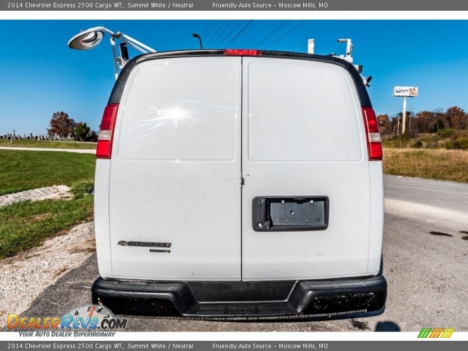 2014 Chevrolet Express 2500 Cargo WT Summit White / Neutral Photo #5