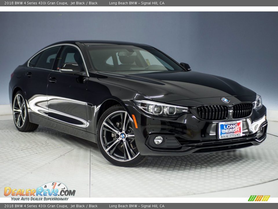 2018 BMW 4 Series 430i Gran Coupe Jet Black / Black Photo #11