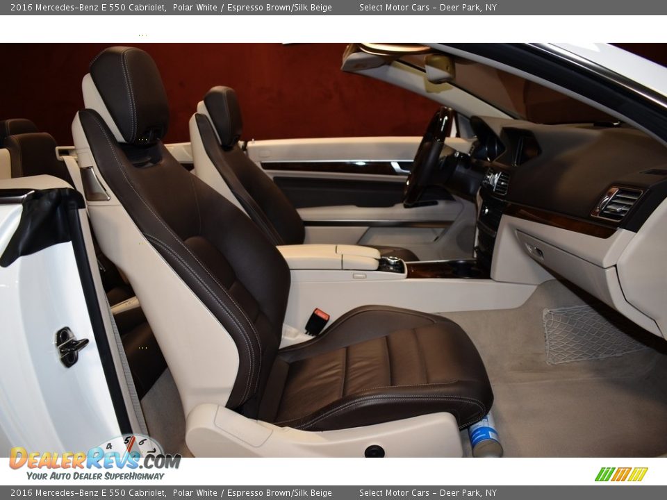 Espresso Brown/Silk Beige Interior - 2016 Mercedes-Benz E 550 Cabriolet Photo #16