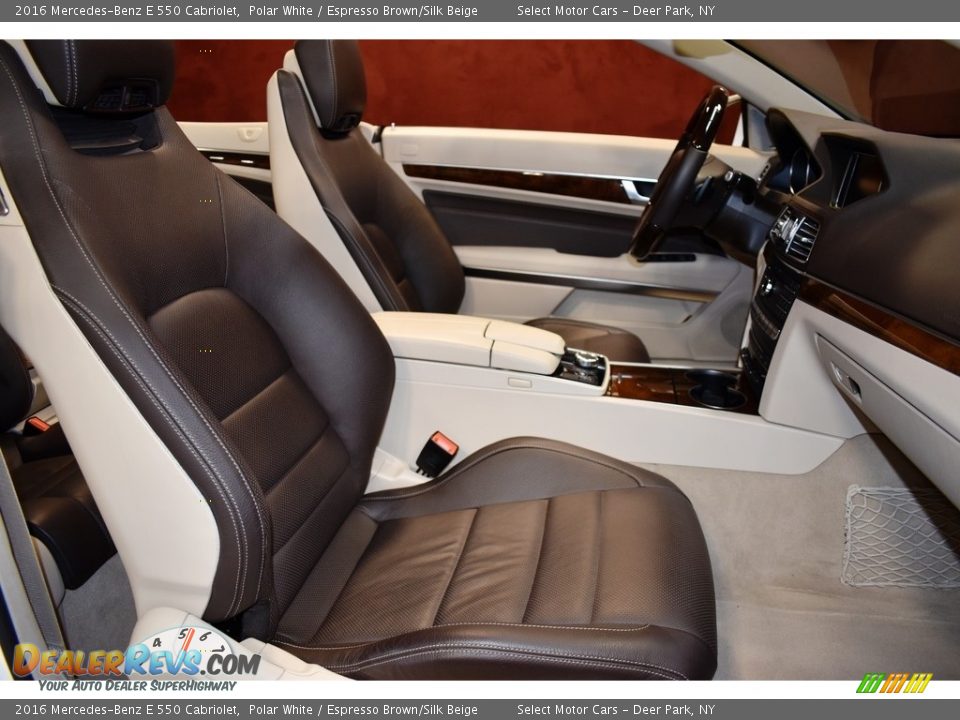 Front Seat of 2016 Mercedes-Benz E 550 Cabriolet Photo #17