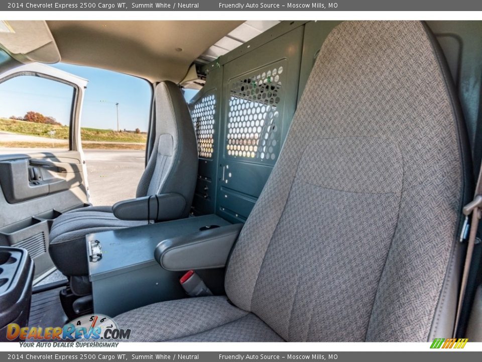 2014 Chevrolet Express 2500 Cargo WT Summit White / Neutral Photo #17
