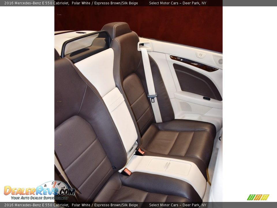 Rear Seat of 2016 Mercedes-Benz E 550 Cabriolet Photo #20