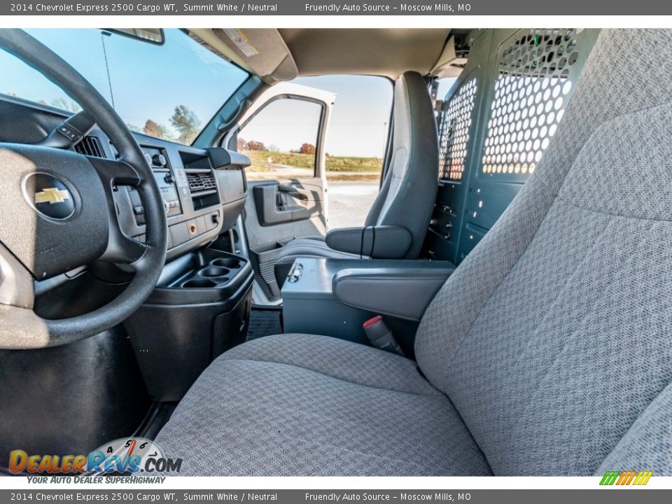 2014 Chevrolet Express 2500 Cargo WT Summit White / Neutral Photo #18