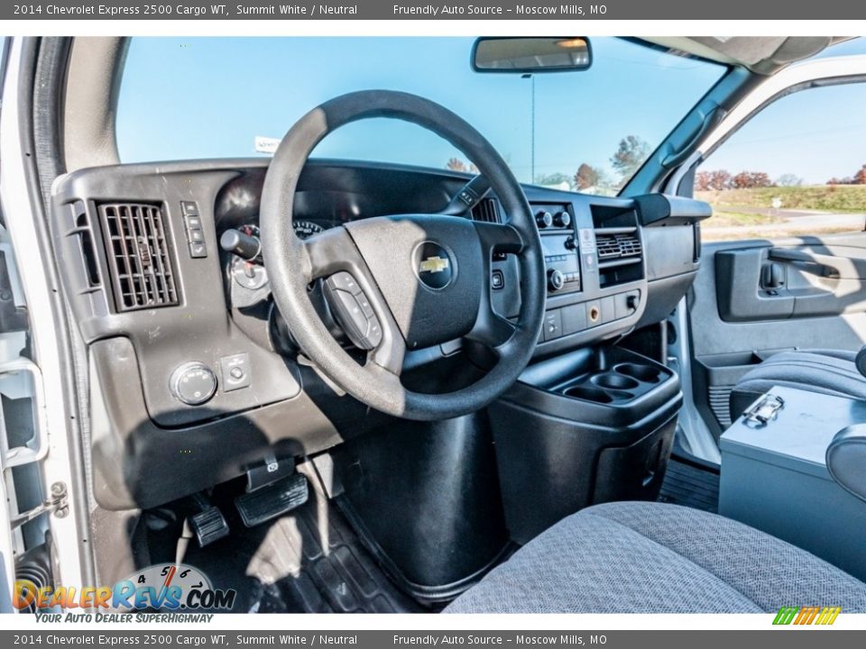 2014 Chevrolet Express 2500 Cargo WT Summit White / Neutral Photo #19