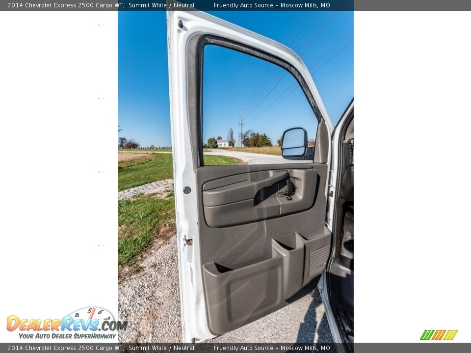 2014 Chevrolet Express 2500 Cargo WT Summit White / Neutral Photo #20