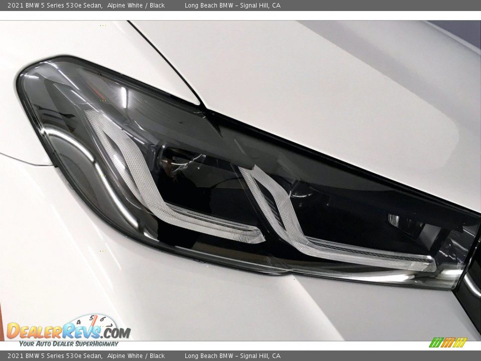 2021 BMW 5 Series 530e Sedan Alpine White / Black Photo #14