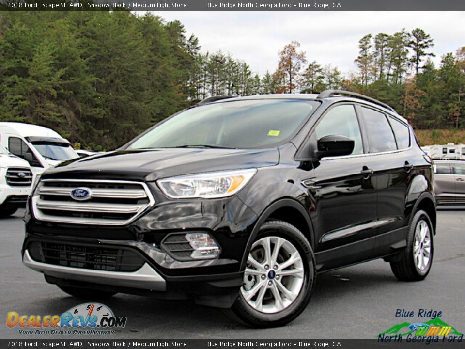 2018 Ford Escape SE 4WD Shadow Black / Medium Light Stone Photo #1