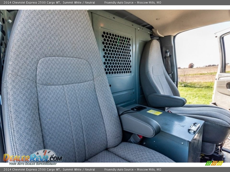 2014 Chevrolet Express 2500 Cargo WT Summit White / Neutral Photo #29