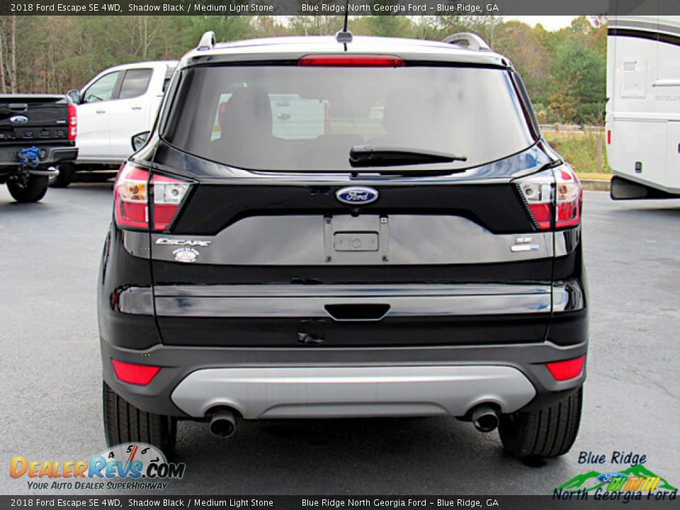 2018 Ford Escape SE 4WD Shadow Black / Medium Light Stone Photo #4