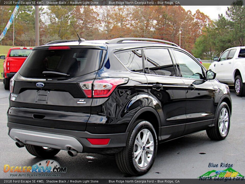 2018 Ford Escape SE 4WD Shadow Black / Medium Light Stone Photo #5