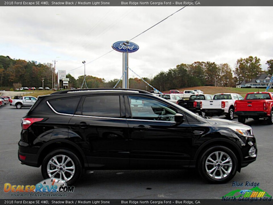 2018 Ford Escape SE 4WD Shadow Black / Medium Light Stone Photo #6