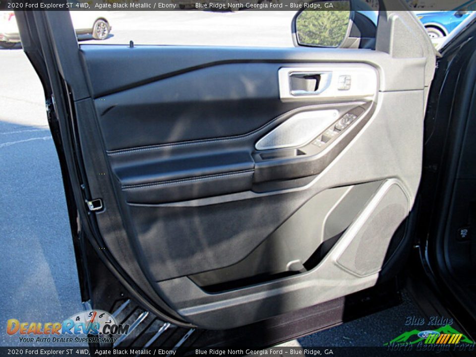 2020 Ford Explorer ST 4WD Agate Black Metallic / Ebony Photo #10