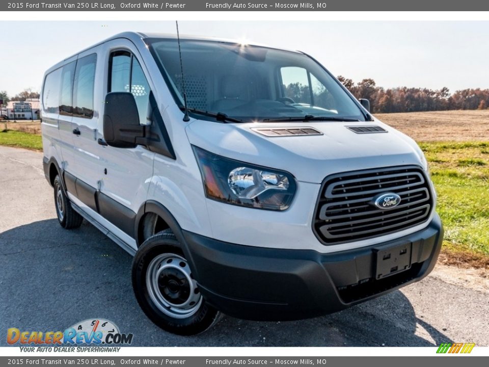 2015 Ford Transit Van 250 LR Long Oxford White / Pewter Photo #1