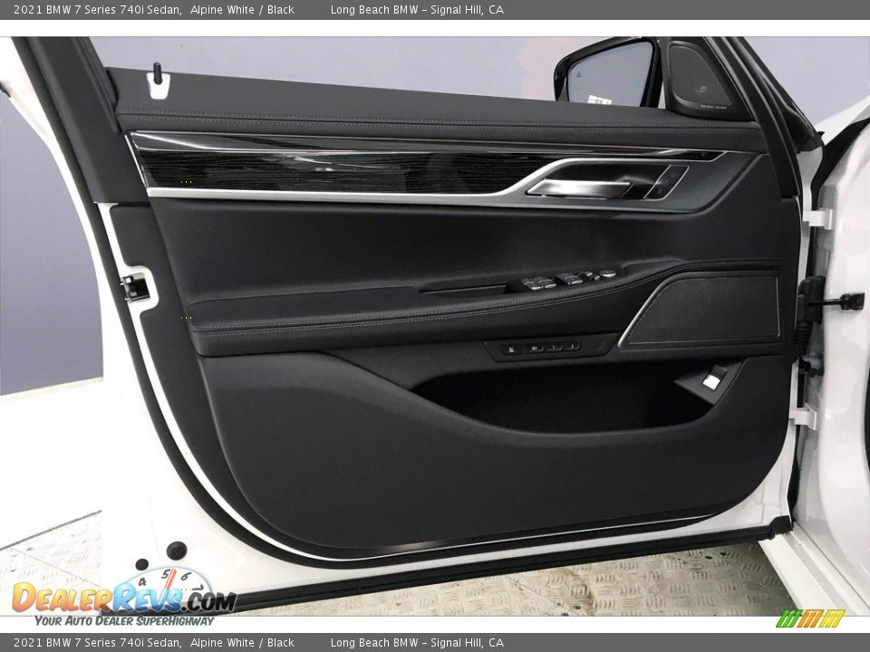 2021 BMW 7 Series 740i Sedan Alpine White / Black Photo #13