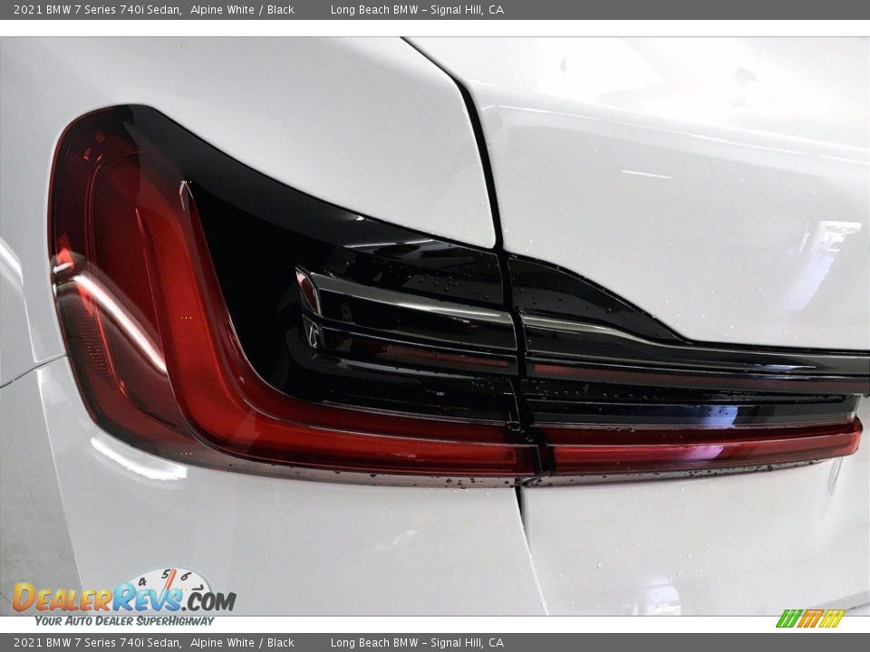 2021 BMW 7 Series 740i Sedan Alpine White / Black Photo #15