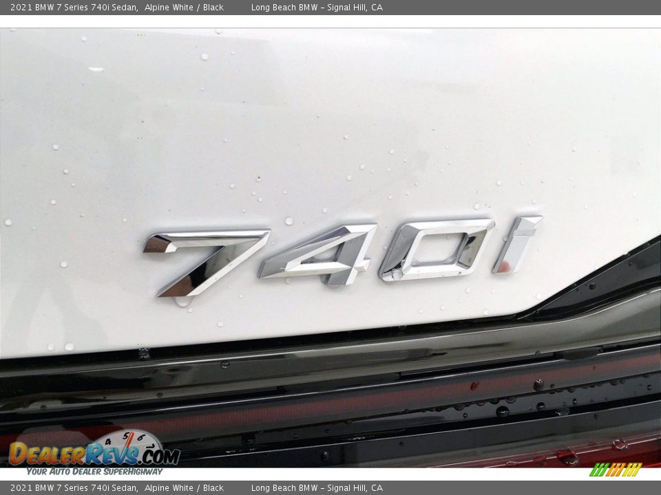 2021 BMW 7 Series 740i Sedan Alpine White / Black Photo #16