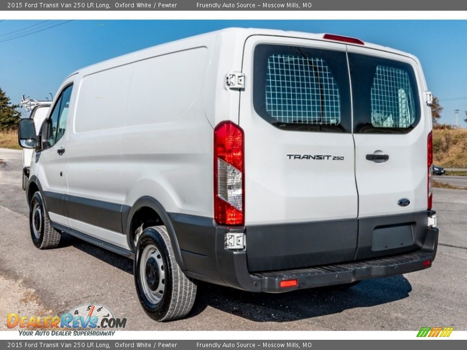 2015 Ford Transit Van 250 LR Long Oxford White / Pewter Photo #6