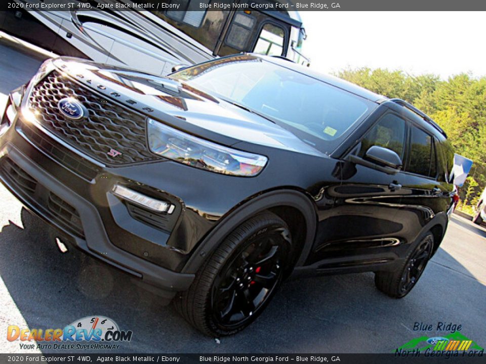 2020 Ford Explorer ST 4WD Agate Black Metallic / Ebony Photo #27