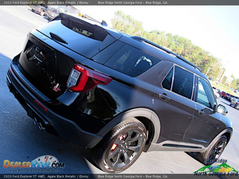 2020 Ford Explorer ST 4WD Agate Black Metallic / Ebony Photo #29